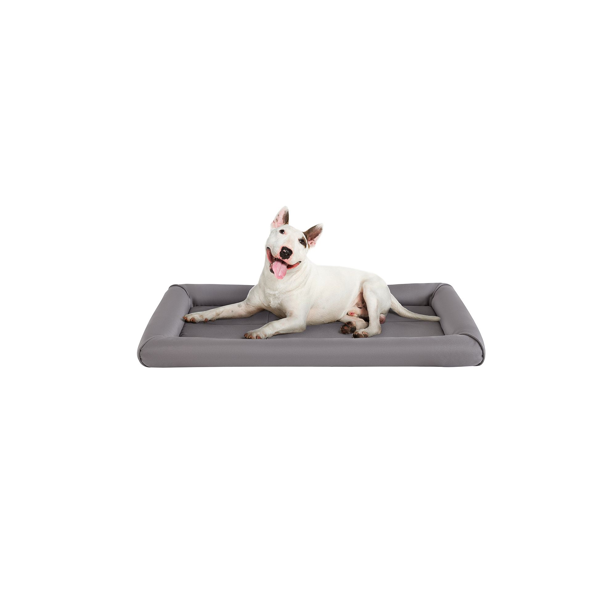 Friends Forever Bolster Rectangular Crate Mat, Gray