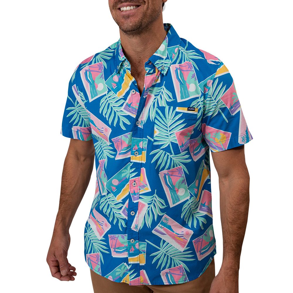 Men's Chubbies Short Sleeve Button Down Shirt