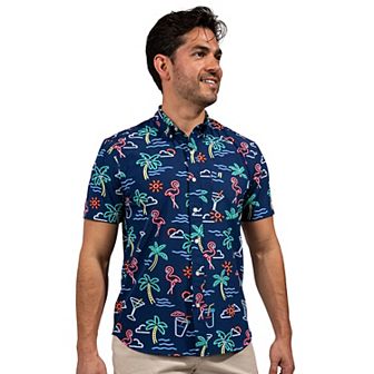 Men's Chubbies Short Sleeve Button Down Shirt