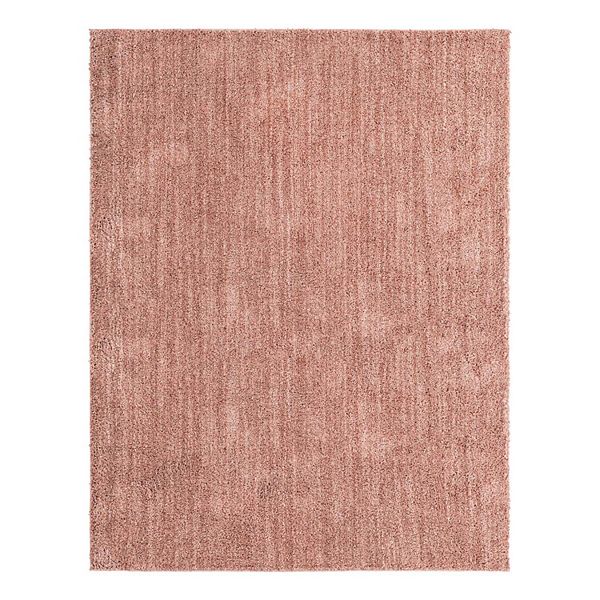 Jill Zarin Shaggy Chic Area Rug - Grapefruit Pink (7FT RND)