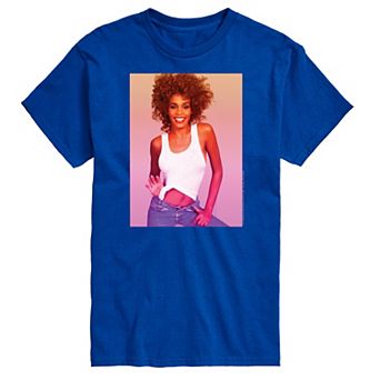 Big & Tall Whitney Houston Photo Tee