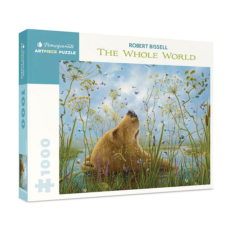 Pomegranate 1000-Piece Robert Bissell The Whole World Puzzle, Multicolor