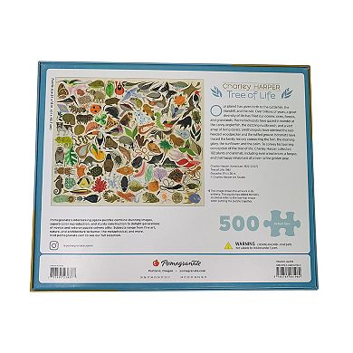 Pomegranate 500-Piece Charley Harper Tree of Life Puzzle