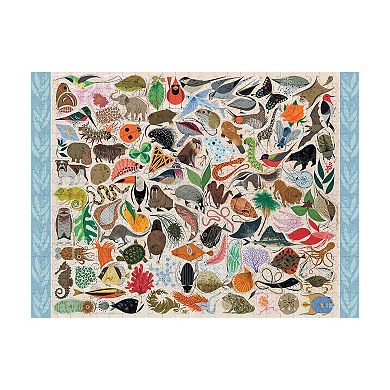 Pomegranate 500-Piece Charley Harper Tree of Life Puzzle