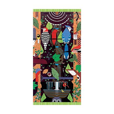 Pomegranate 1000-Piece Charley Harper Birducopia Puzzle