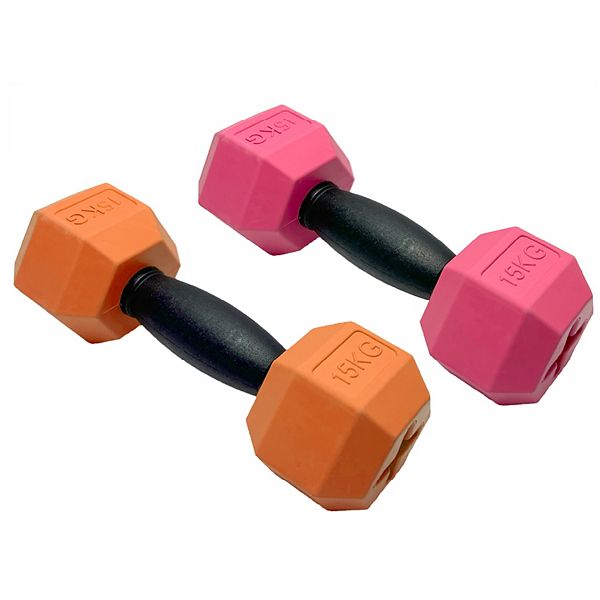 Friends Forever Dumbbell Rubber Chew Dog Toys 2 piece Set