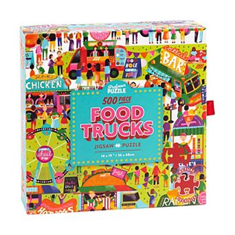 Professor Puzzle USA 500 pc Food Trucks Jigsaw Puzzle