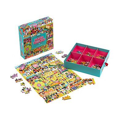 Professor Puzzle USA 500-Piece Food Trucks Jigsaw Puzzle