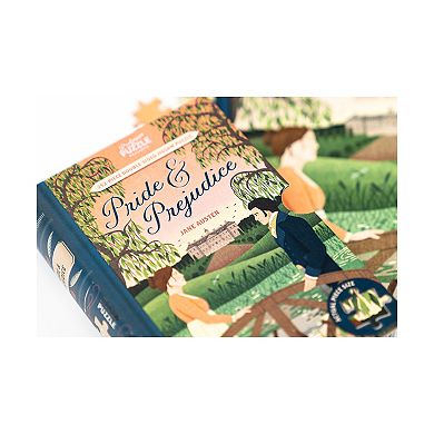 Professor Puzzle 252-Piece Jane Austen's Pride & Prejudice Double-Sided Jigsaw Puzzle