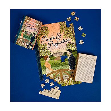 Professor Puzzle 252-Piece Jane Austen's Pride & Prejudice Double-Sided Jigsaw Puzzle