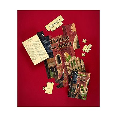 Professor Puzzle USA 252-Piece William Shakespeare's Romeo and Juliet Double-Sided Jigsaw Puzzle