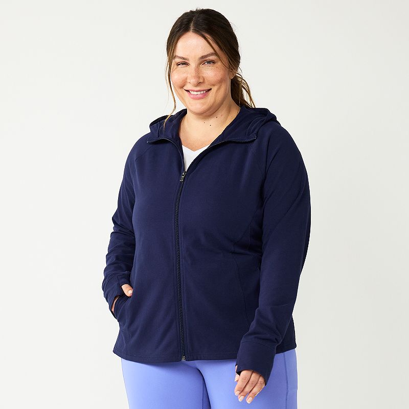 Plus Size Tek Gear® Essential Hooded Jacket