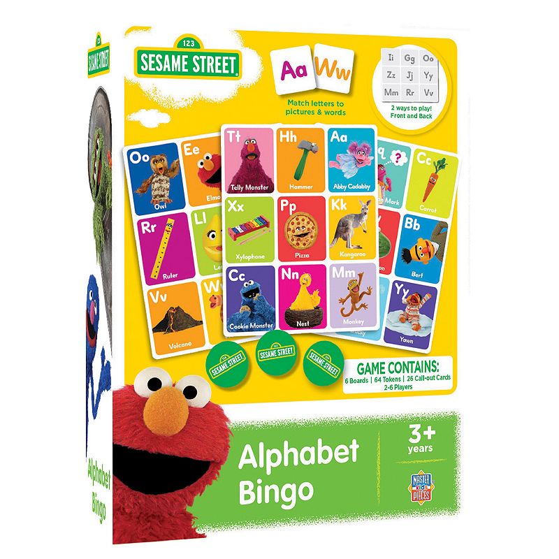 Masterpieces Puzzles Sesame Street Alphabet Bingo, Multi