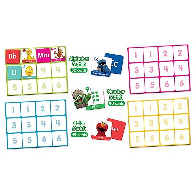 Masterpieces Puzzles Sesame Street 3-Pack Matching Games