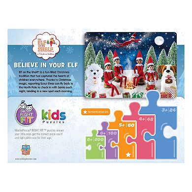 Masterpieces Puzzles The Elf on the Shelf Believe in Your Elf 60-Piece ...