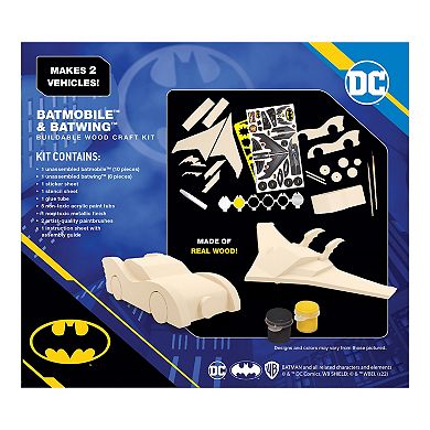 Masterpieces Puzzles Batman Batmobile & Batwing Buildable Mini Kit