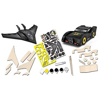 Masterpieces Puzzles Batman Batmobile & Batwing Buildable Mini Kit