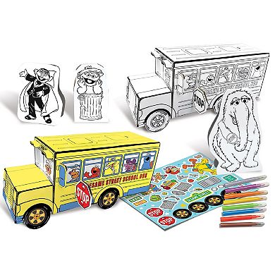 Masterpieces Puzzles Sesame Street School Bus Craft Kit