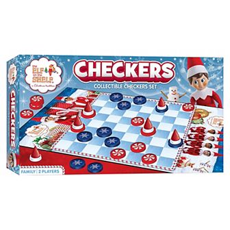 Masterpieces Puzzles Elf on the Shelf Checkers