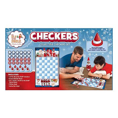 Masterpieces Puzzles Elf on the Shelf Checkers