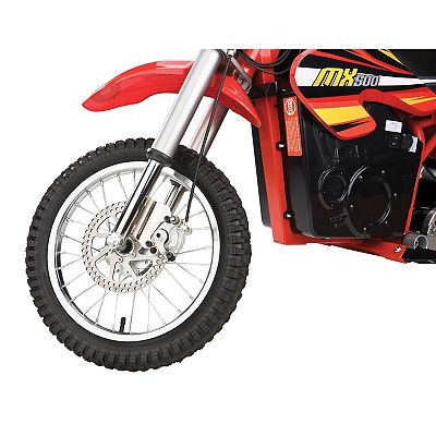 Razor MX500 Red Dirt Rocket High Torque Electric Motorcycle Dirt Bike for Adult