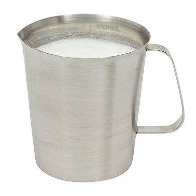 32 oz Stainless Steel Measuring Cup with Handle, 1000 ml Metal Pitcher