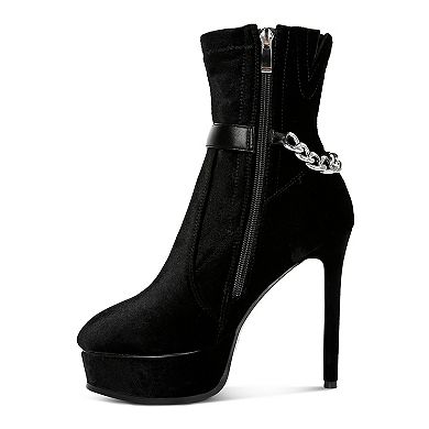 Rag & Co Zeppelin Women's Platform Ankle Boots