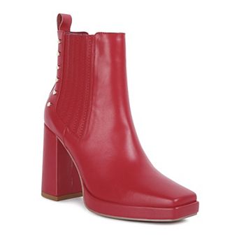 Rag & Co Grape Vine Women's Leather Chelsea Boots