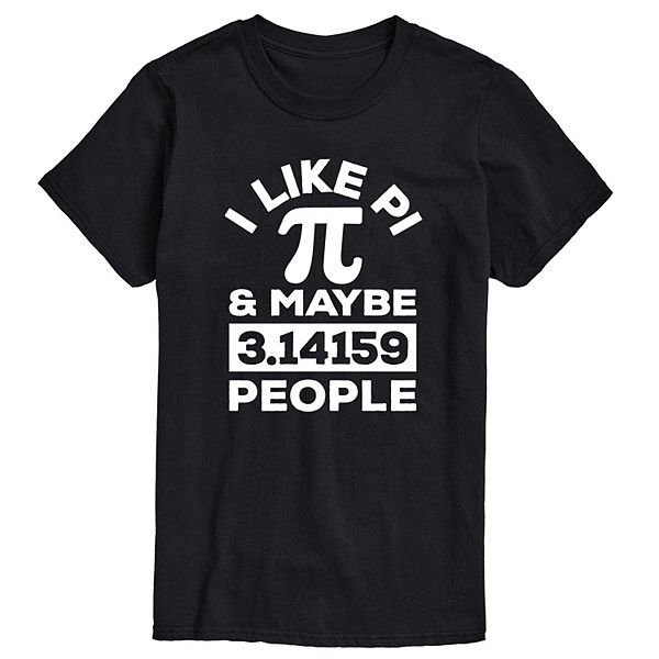 Big & Tall I Like Pi Tee