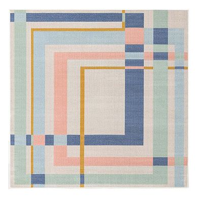 Unique Loom Celestial Lotus Area Rug