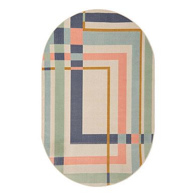 Unique Loom Celestial Lotus Area Rug