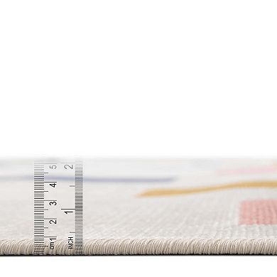 Unique Loom Cherry Lotus Area Rug