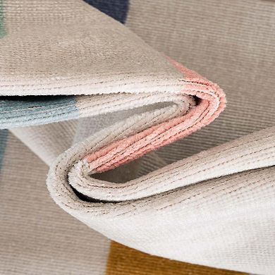 Unique Loom Cherry Lotus Area Rug