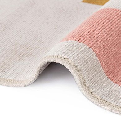 Unique Loom Cherry Lotus Area Rug