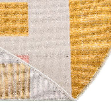 Unique Loom Cherry Lotus Area Rug