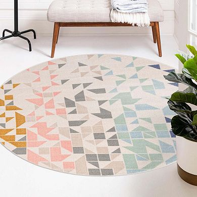 Unique Loom Angel Lotus Area Rug