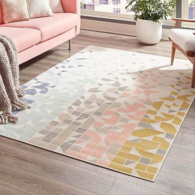 Unique Loom Angel Lotus Area Rug