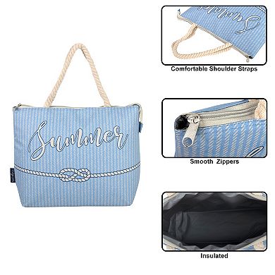 Fridge Pak Rope Handle Insulated Lunch Tote Bag