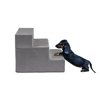 Pet Steps For Large Dogs 3-Step Pet Stairs Nonslip Foam Dog And