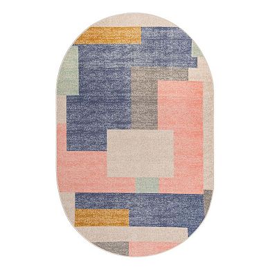 Unique Loom Momo Lotus Area Rug