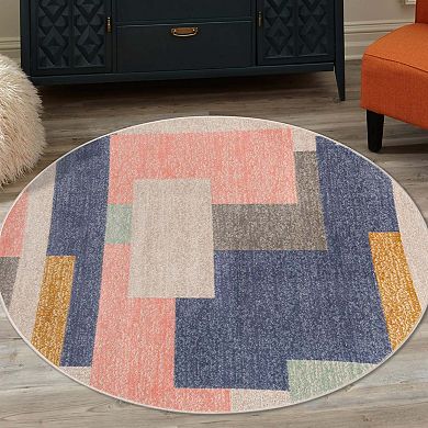 Unique Loom Momo Lotus Area Rug