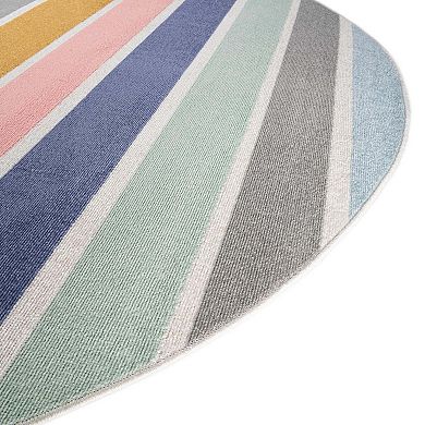 Unique Loom Sacred Lotus Area Rug