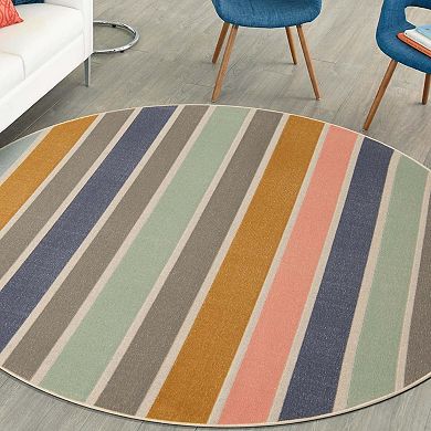 Unique Loom Sacred Lotus Area Rug