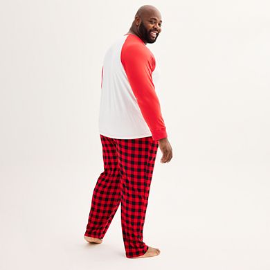Big & Tall Jammies For Your Families?? Frenchie Top & Bottoms Pajama Set by Cuddl Duds??