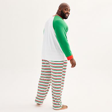Big & Tall Jammies For Your Families® Papa Elf Top & Bottoms Pajama Set by Cuddl Duds®