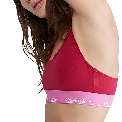 Women's Calvin Klein This Is Love Tonal Unlined Bralette QF7281