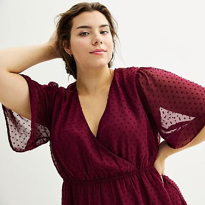 Juniors wrap dress best sale