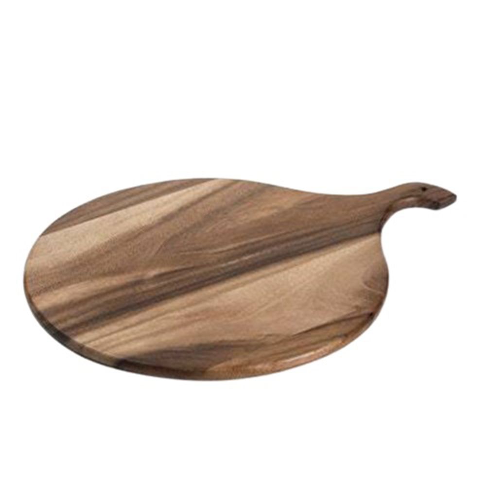 Acacia Wood Round Serving Board - 15-18 diameter