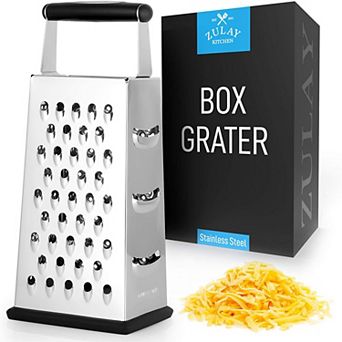 Zulay Kitchen Cheese Grater With Easy Grip Handle