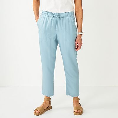 Women s Croft Barrow Pull On Straight Leg Pants